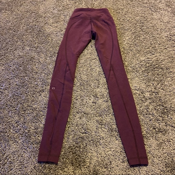 Lululemon cotton blend leggings size 2 - Picture 2 of 4